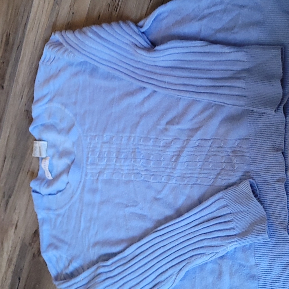 Soft blue sweater